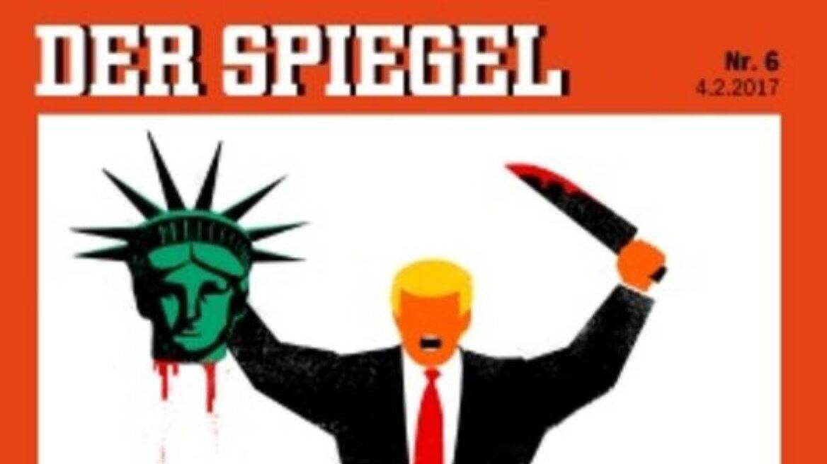 Πρωτοσέλιδο Spiegel: Ο Τραμπ αποκεφάλισε το Άγαλμα της Ελευθερίας!